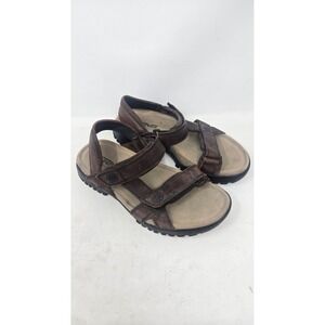 Teva Mens Brown Waterproof Leather Sport Sandals 6591 F8001L Size 9